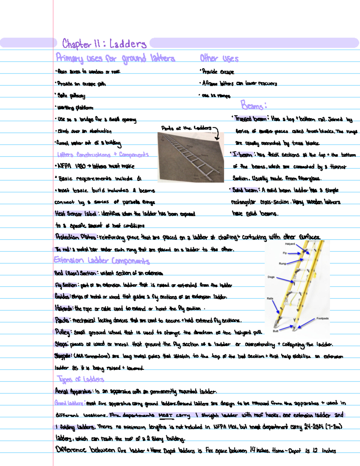 Chapter 11 Ladders - Ladder - Chapter 11 : Ladders Primary uses for ...