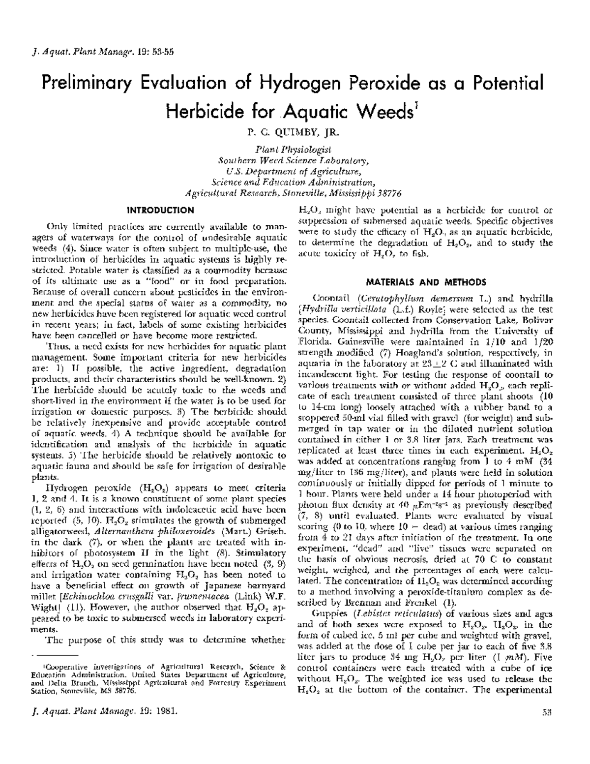 Hyacinth control 2 - this is for reference purposefor preparing the ...