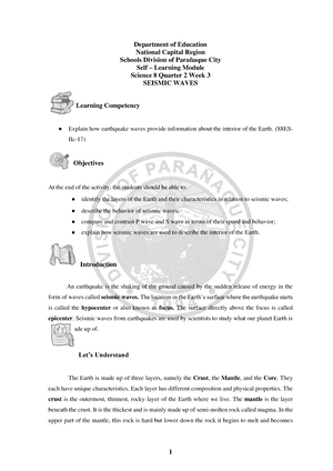 English Grade 8 Quarter 2 Module 1 Weeks 3-4 - ENGLISH 8 - Studocu