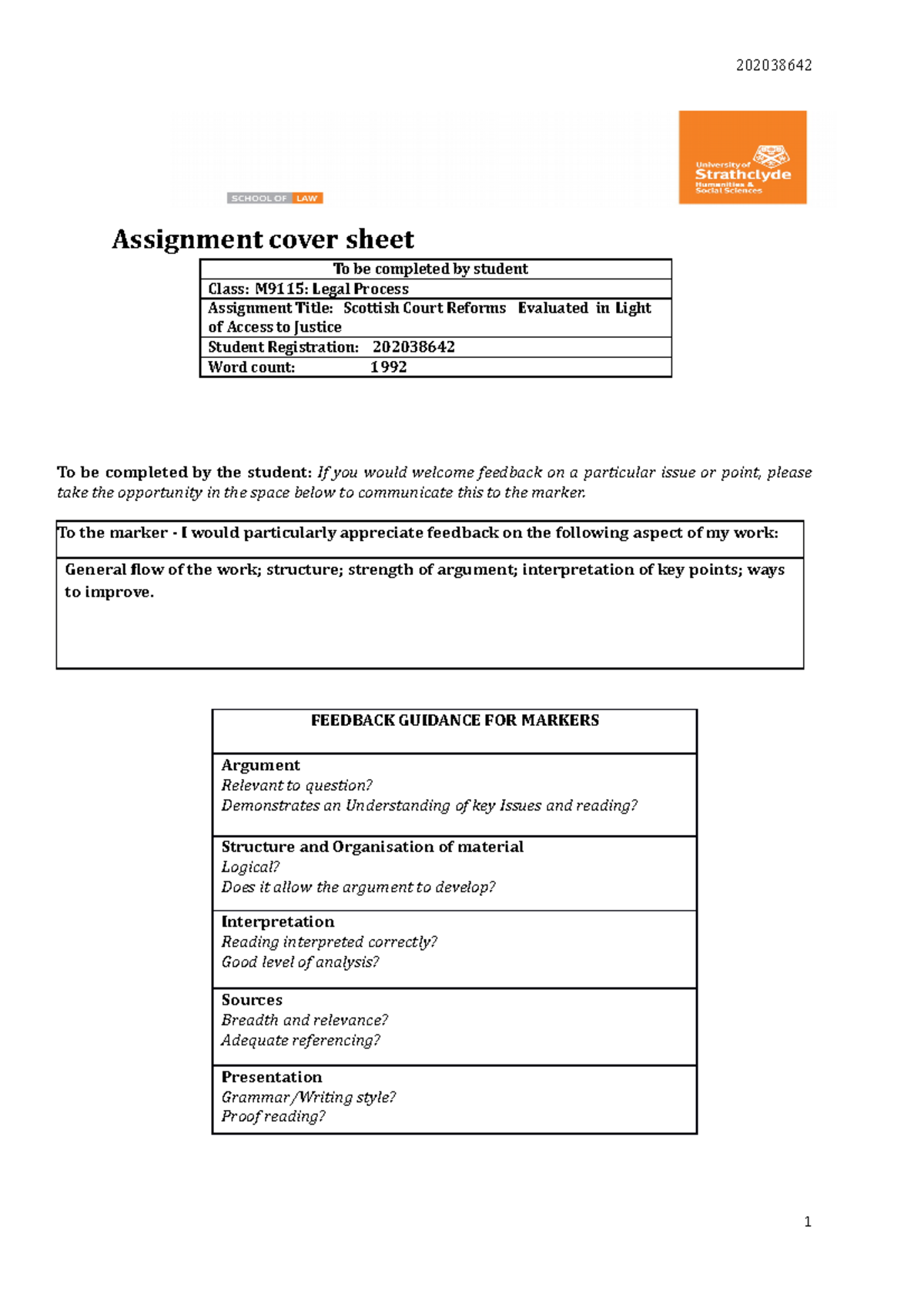 written assignment legal term