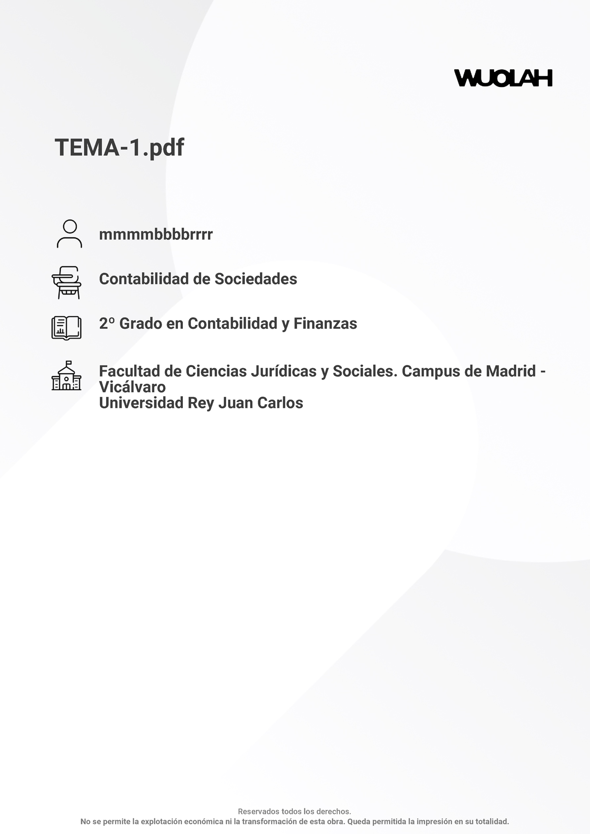 TEMA 1 Contabilidad - TEMA-1 Mmmmbbbbrrrr Contabilidad De Sociedades 2º ...