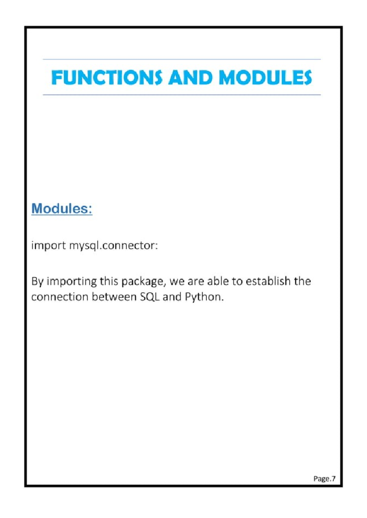 My Doc - 468535 - Useful - Computer Science SL - FUNCTIONS AND MODULES ...