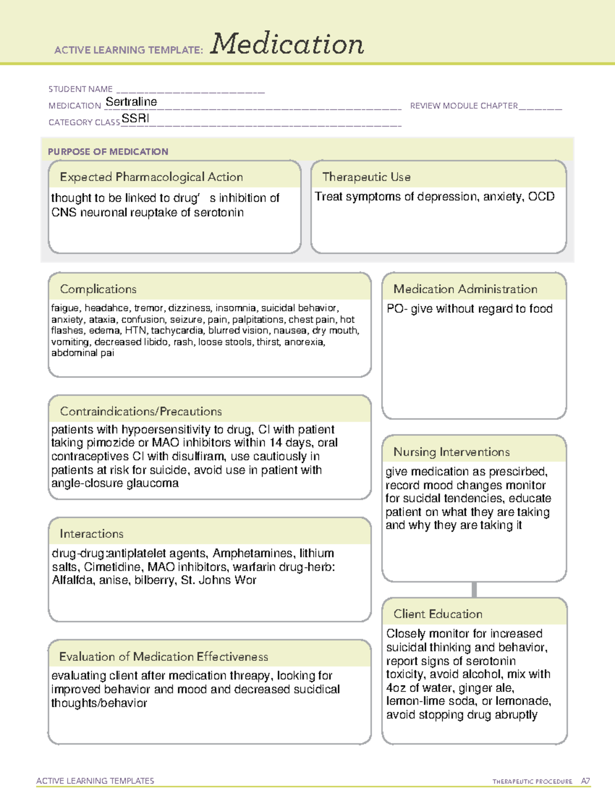 medication-sertraline-ssri-active-learning-templates-therapeutic