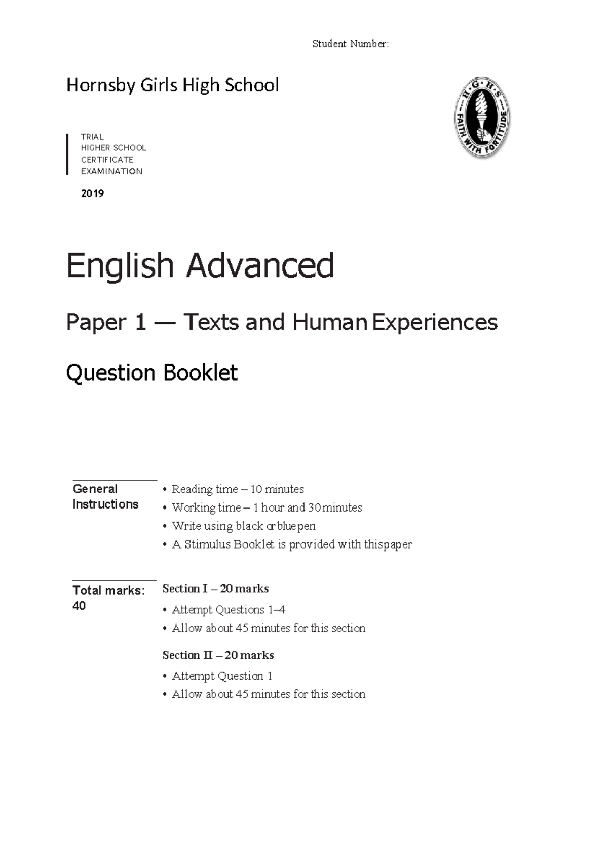 hornsby-girls-2019-english-trial-paper-1-student-number-hornsby