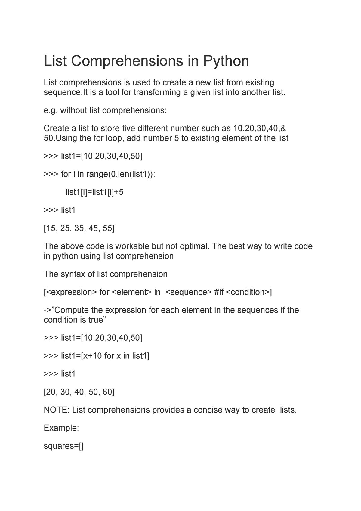 list-comprehensions-in-python-e-without-list-comprehensions-create