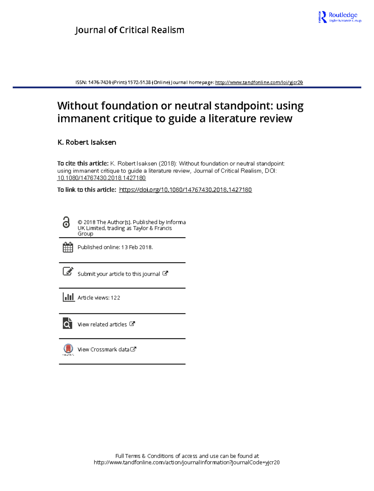 Without foundation or neutral standpoint Full Terms & Conditions of