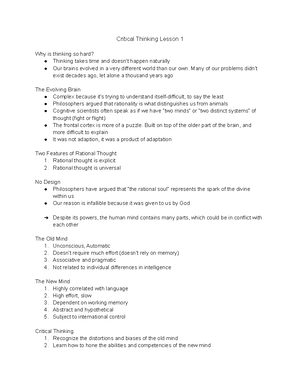 Critical Thinking - notes - Critical Thinking Chapter 8: Inductive ...