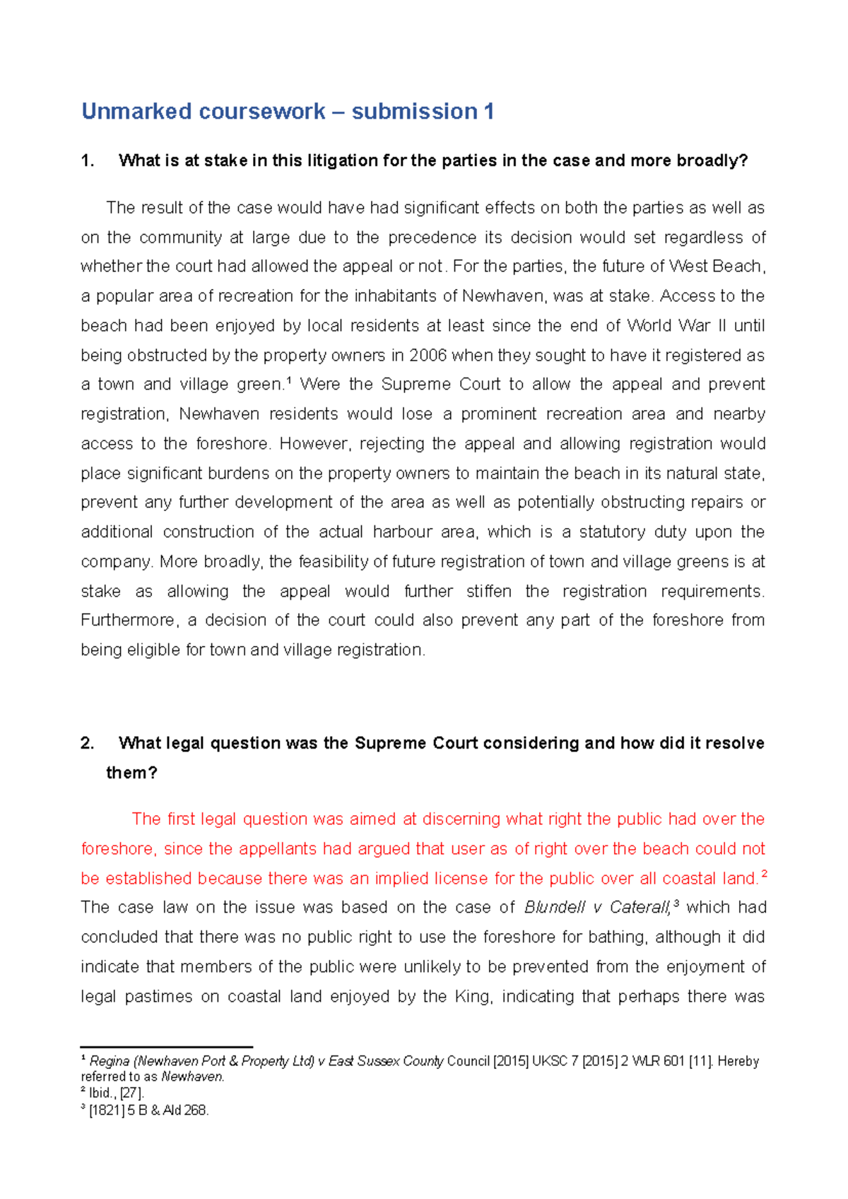 Student Assessment unmarked 1 - Unmarked coursework – submission 1 1 ...