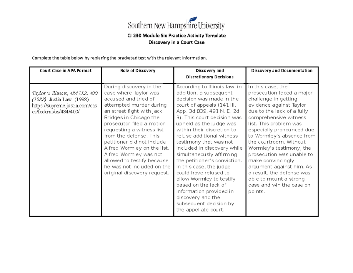 cj-230-6-1-discovery-in-court-case-cj-230-module-six-practice
