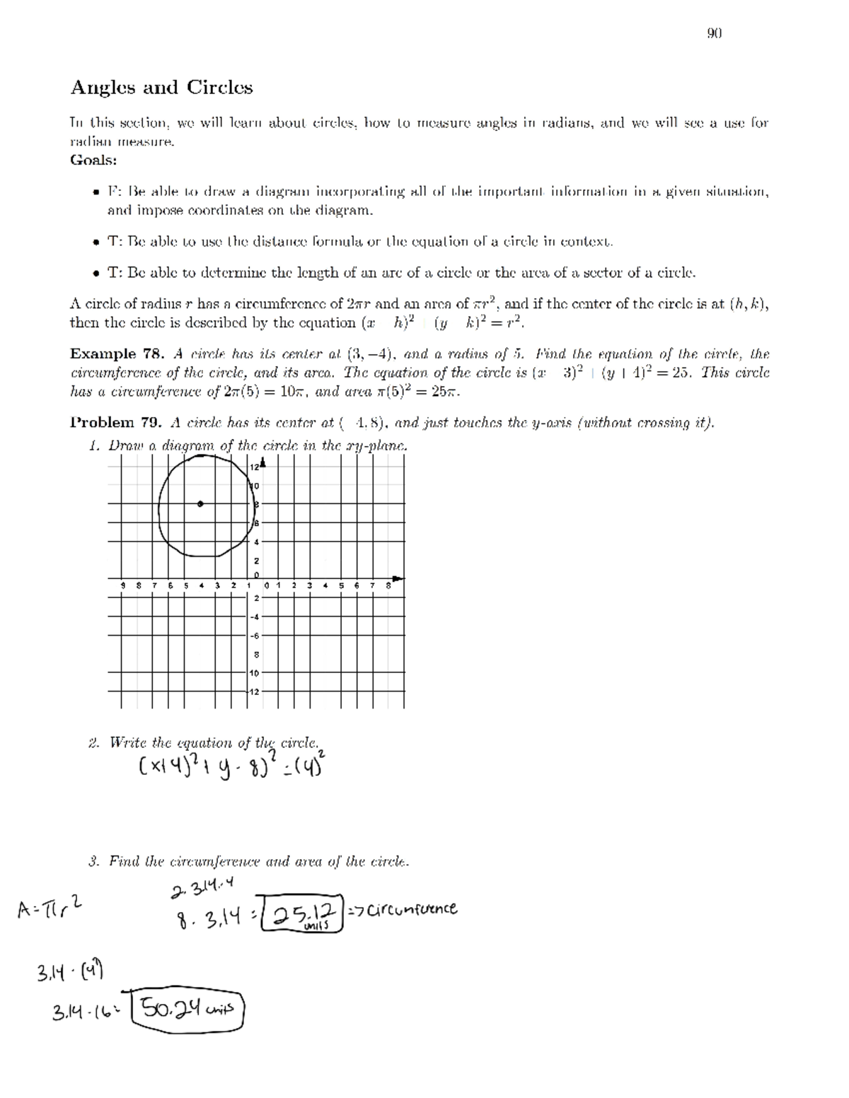 Trigonometry+GA+1-Angles+and+Circles - MATH 1083 - Studocu