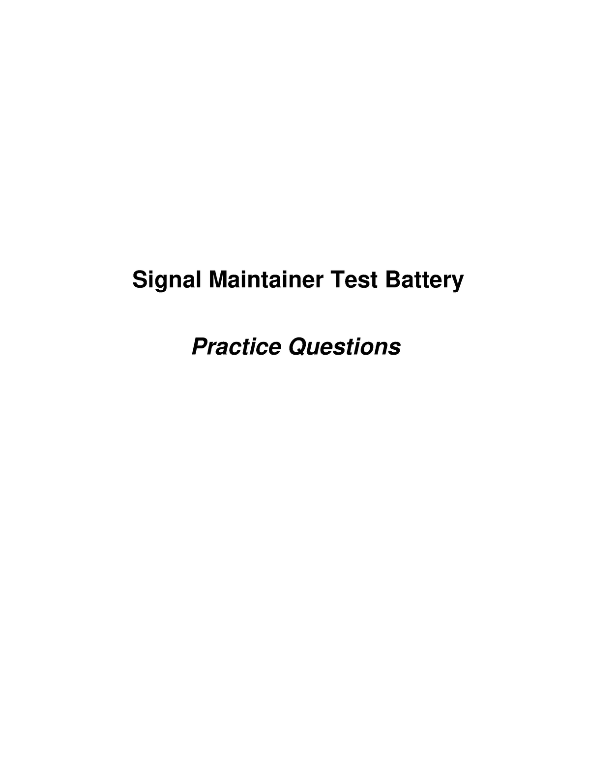 signal-maintainer-intro-to-engineering-signal-maintainer-test-battery-practice-questions