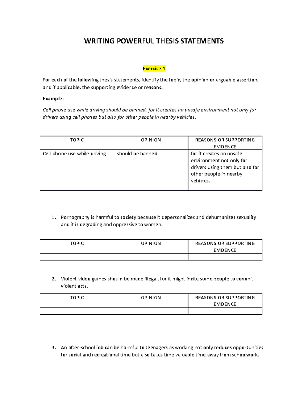 Secret Weapon: Writing A Powerful Evaluative Thesis - usty6p5