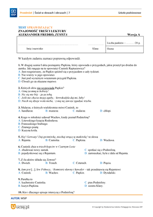 Test Kl 6-srodowisko-przyrodnicze-i-ludnosc-europy-grupa-a - Środowisko ...