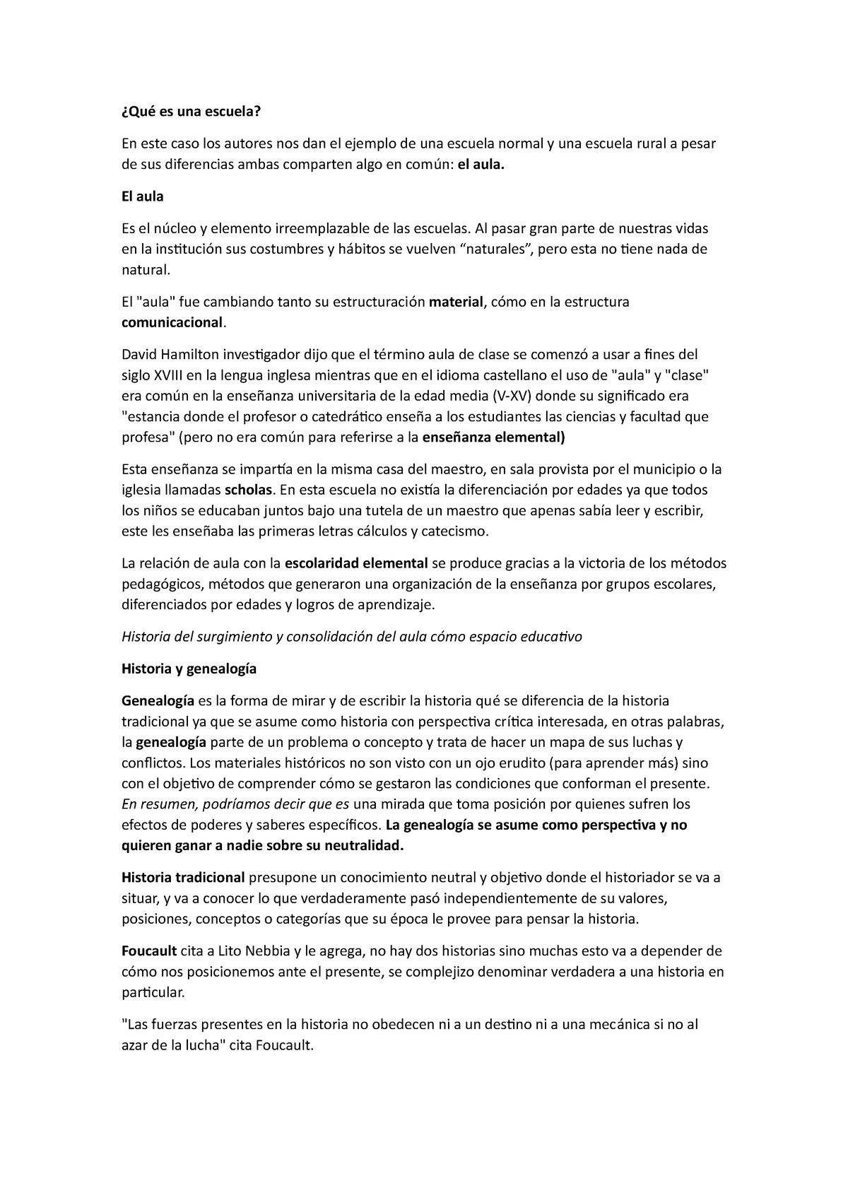 Resumen 1er capitulo La Invension del Aula Dussel y Caruso