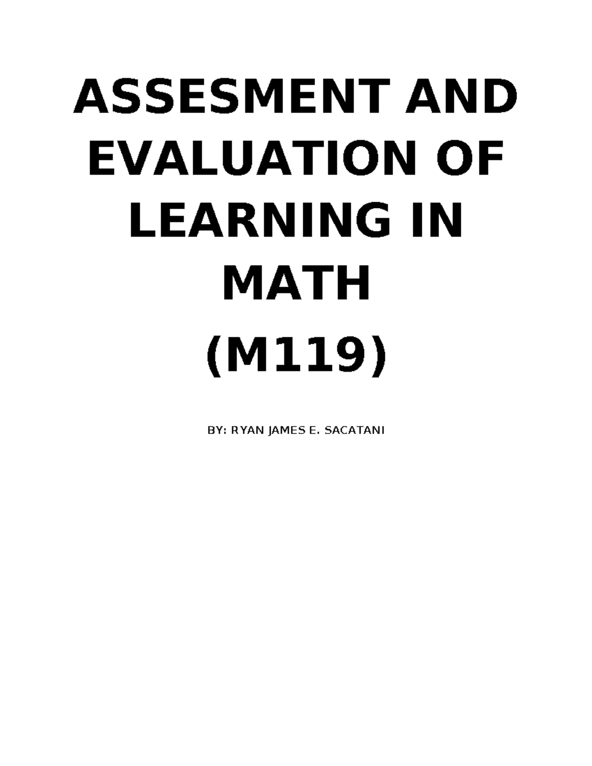 M119-final-output - USED IN PRACTICE TEACHING - ASSESMENT AND ...