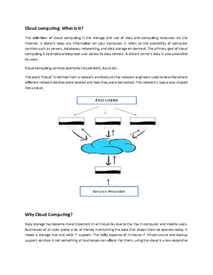 Multiple Choice Question Of Cloud Computing - Distributed Computing B ...