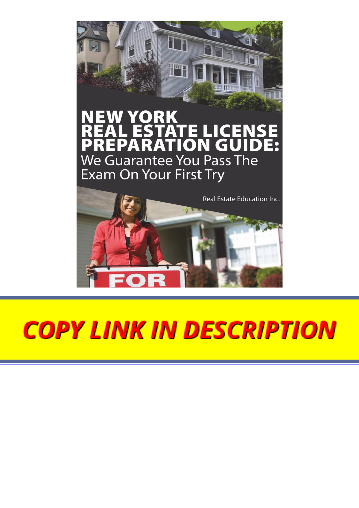 Download PDF New York Real Estate License Preparation Guide We