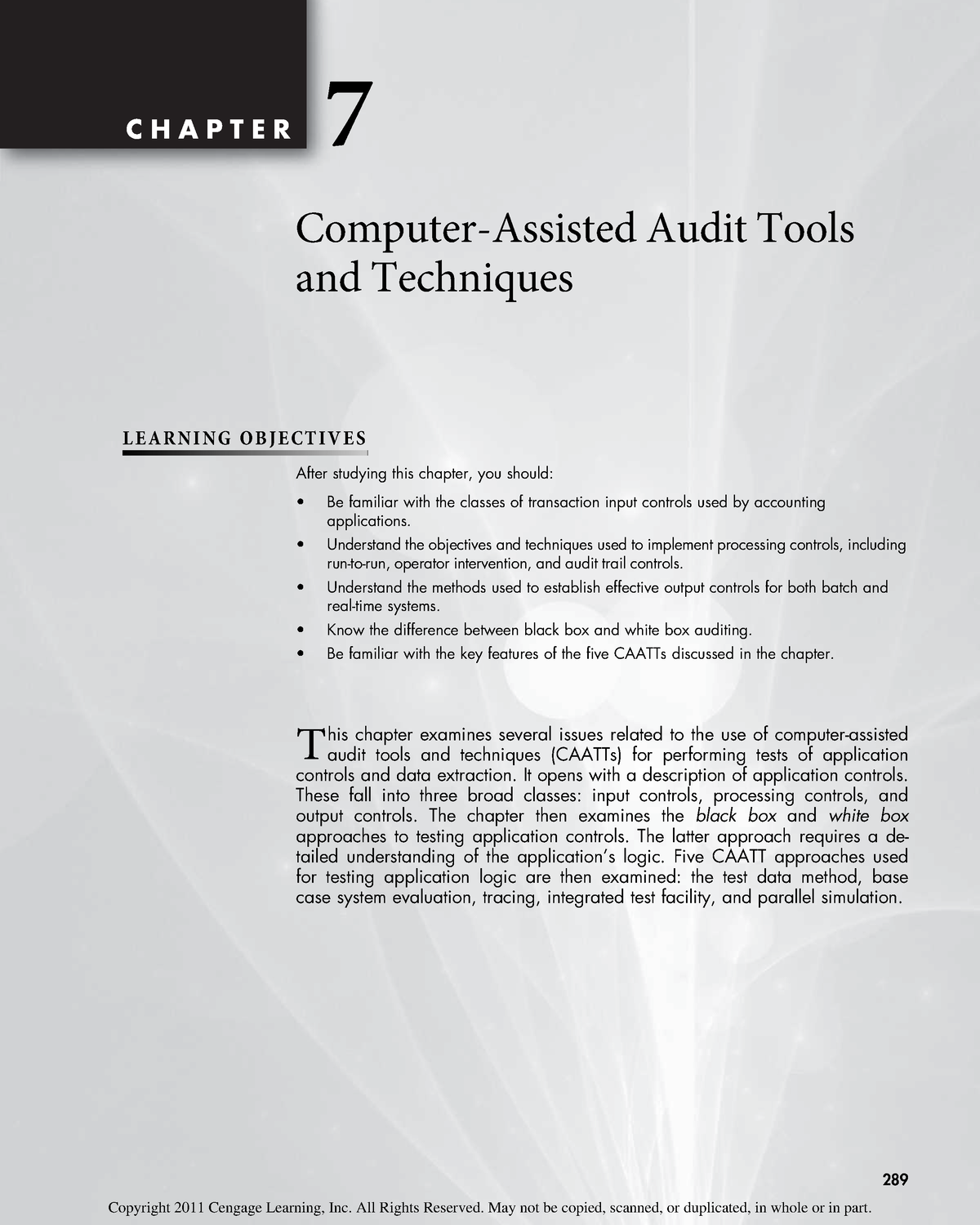 Chapter 7 Information-Technology-Auditing-and-Assurance-James-Hall-3rd ...