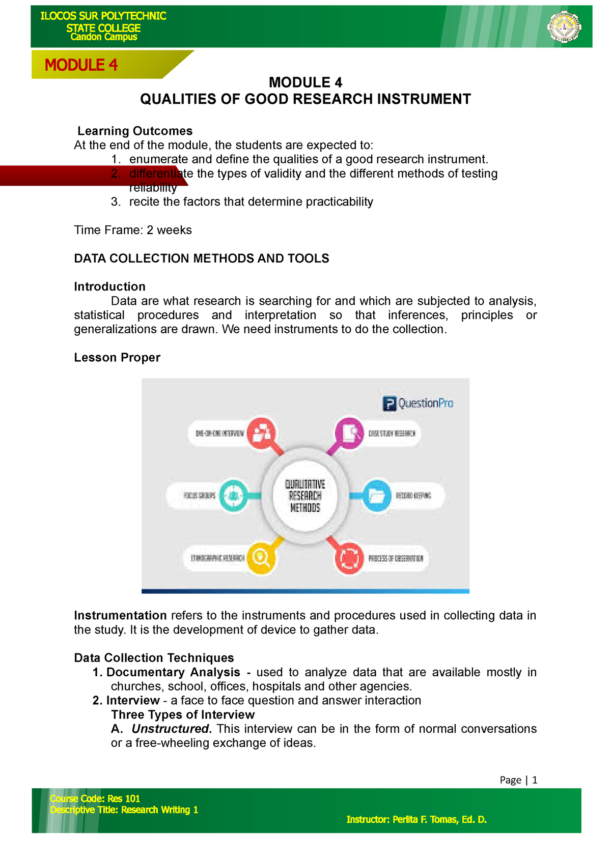 module-4-research-module-4-qualities-of-good-research-instrument