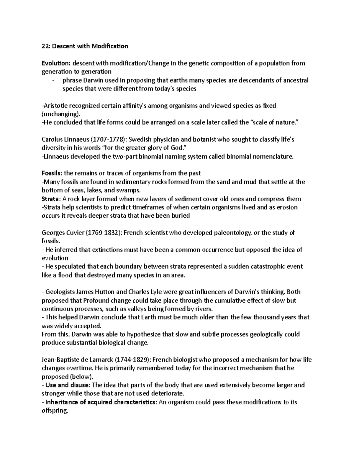 exam-1-notes-22-descent-with-modification-evolution-descent-with