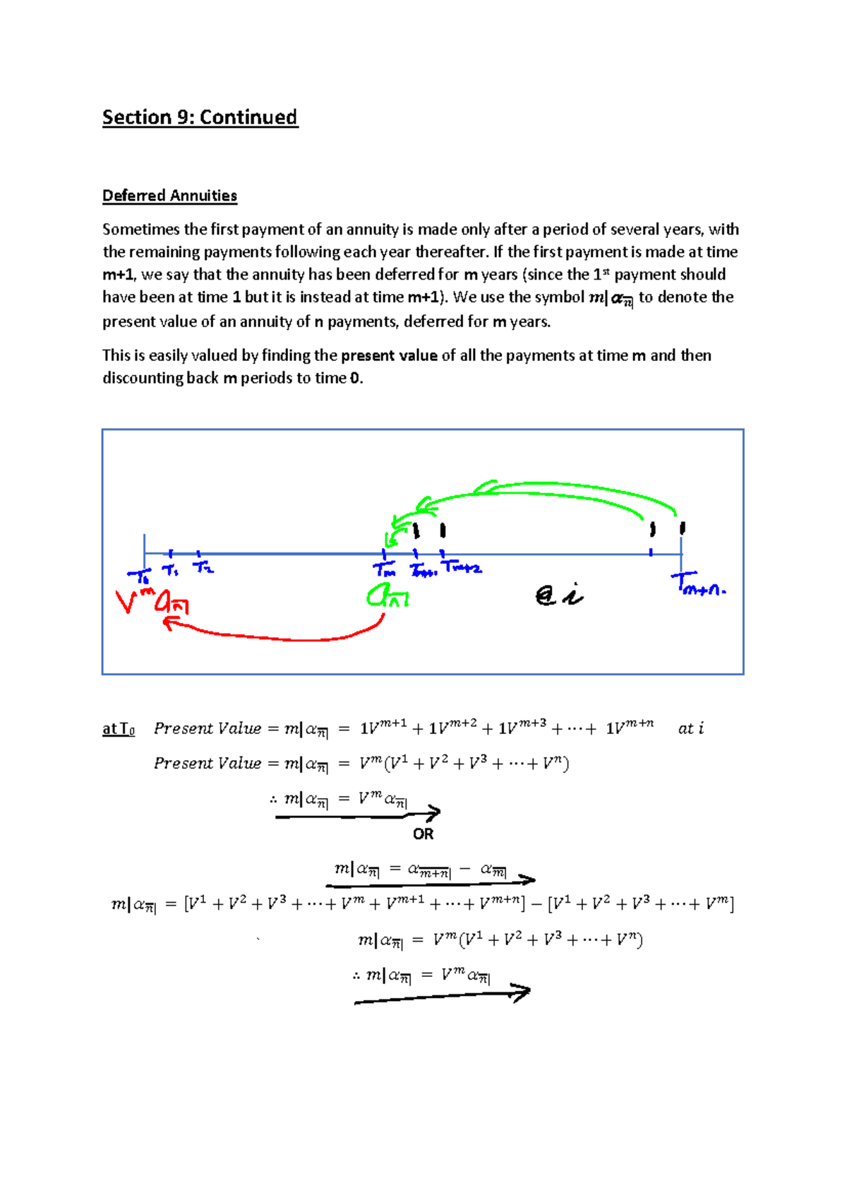 Actuarial Science 1 Notes - April 11 (Chapter 9 Part 1c) - Section 9 ...