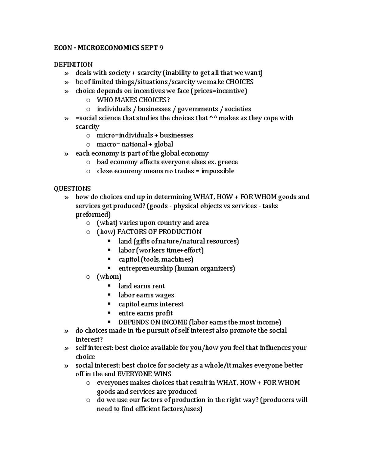 Econ midterms 2 notes - ECON 102 - UBC - Studocu