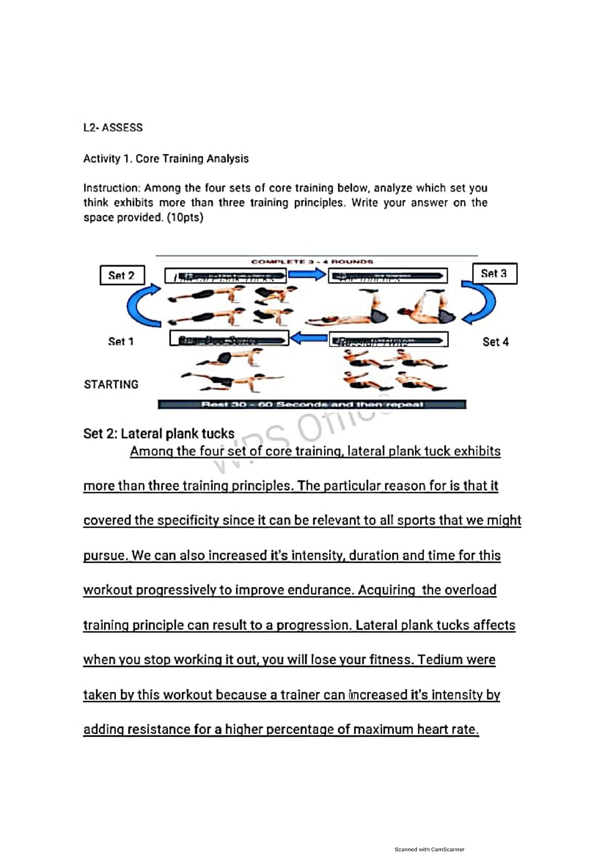 L2 Assess - My Answers. - PATH-FIT 2 (Fitness Exercises) - Studocu