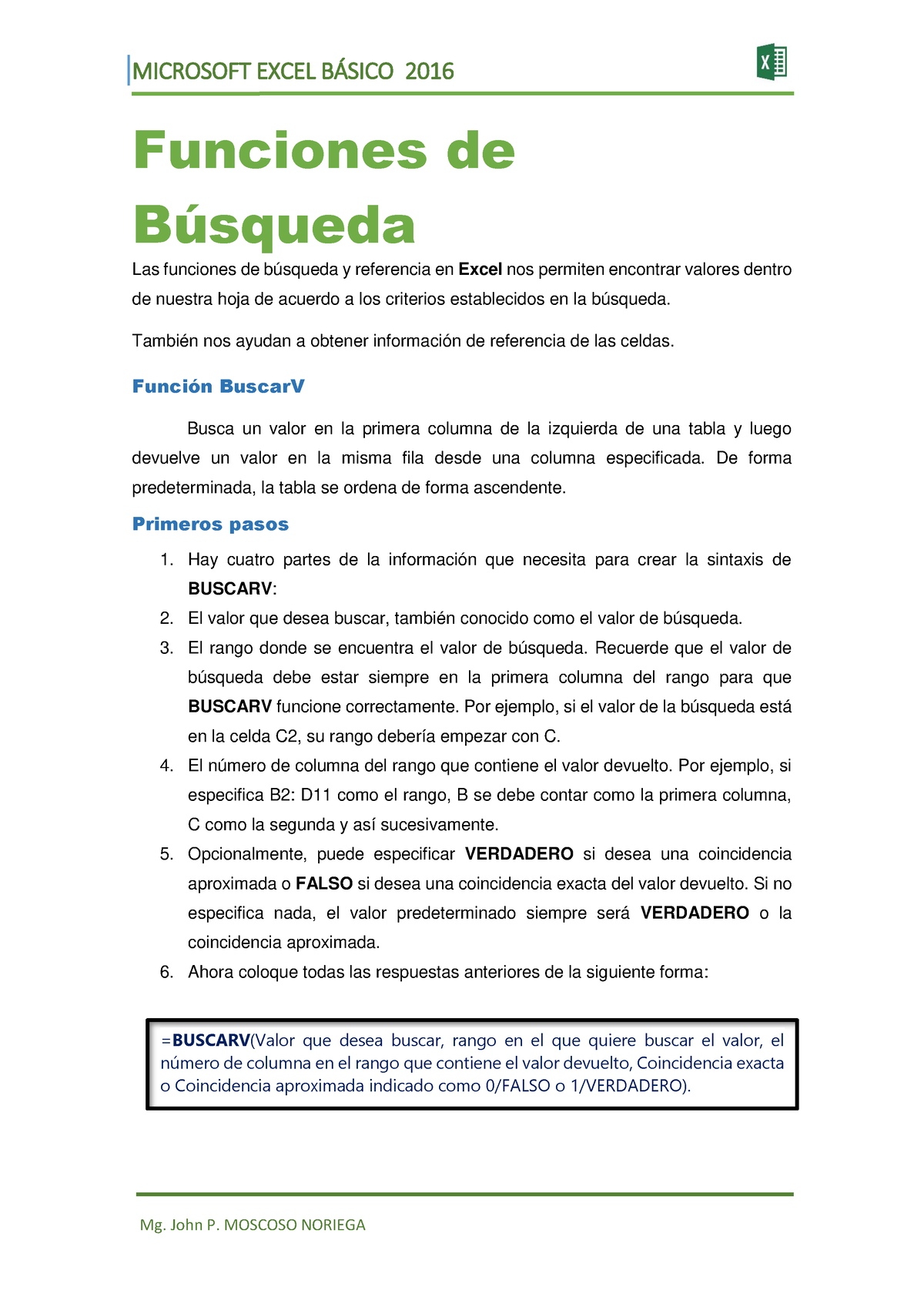 Funciones De Busqueda Excel 2º B - Funciones De Búsqueda Las Funciones ...