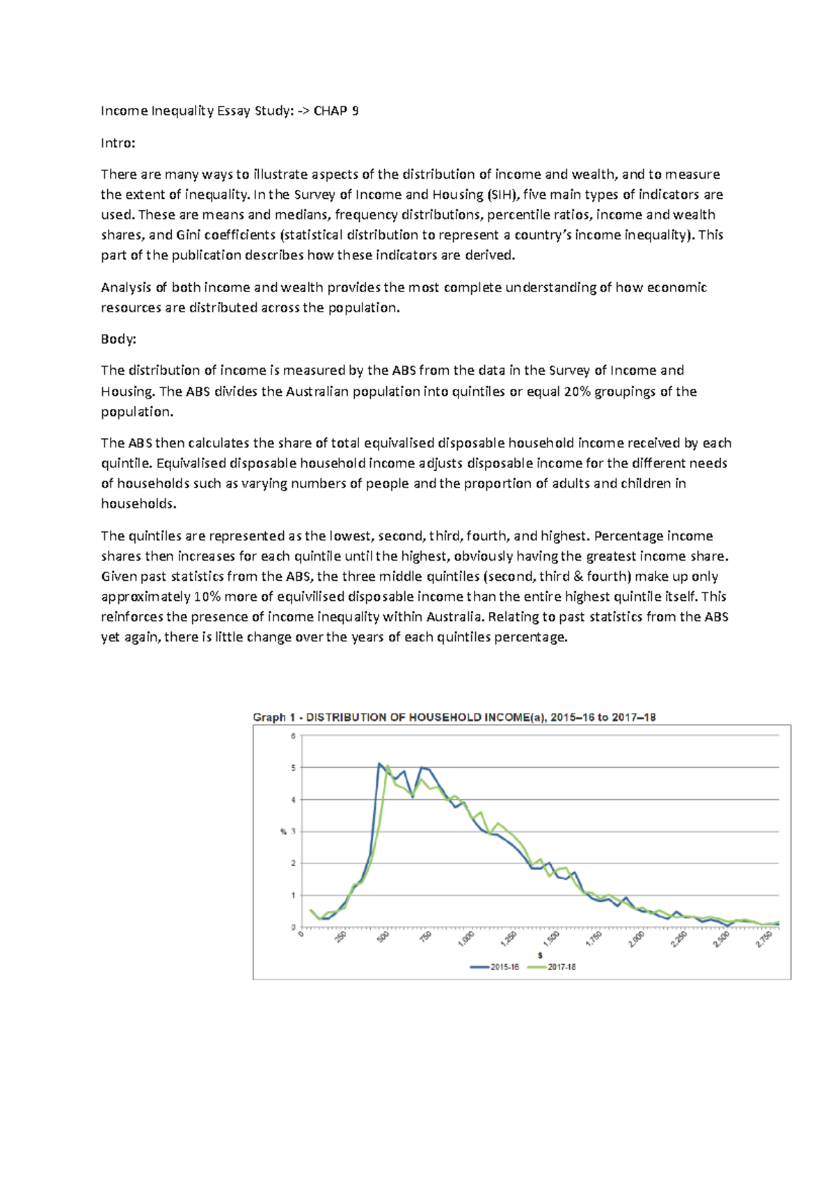 income inequality essay outline