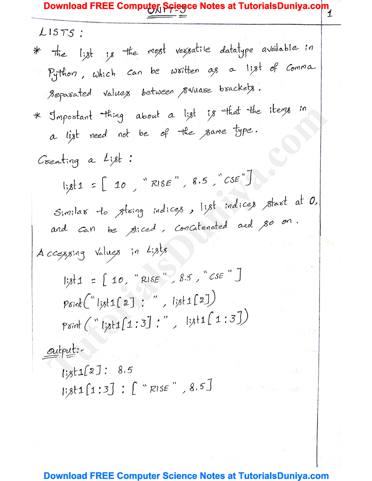 problem solving and python programming unit 2