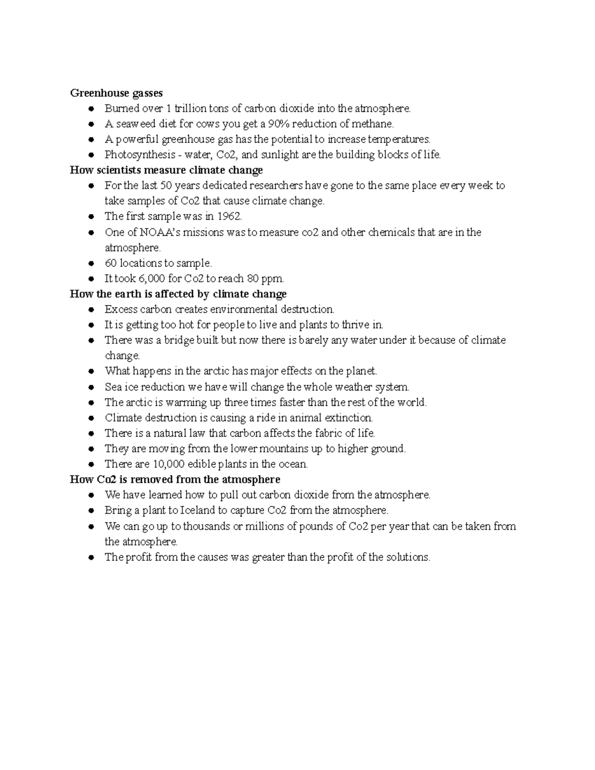 Ice on Fire Notes Facts about movie ice on fire Greenhouse gasses