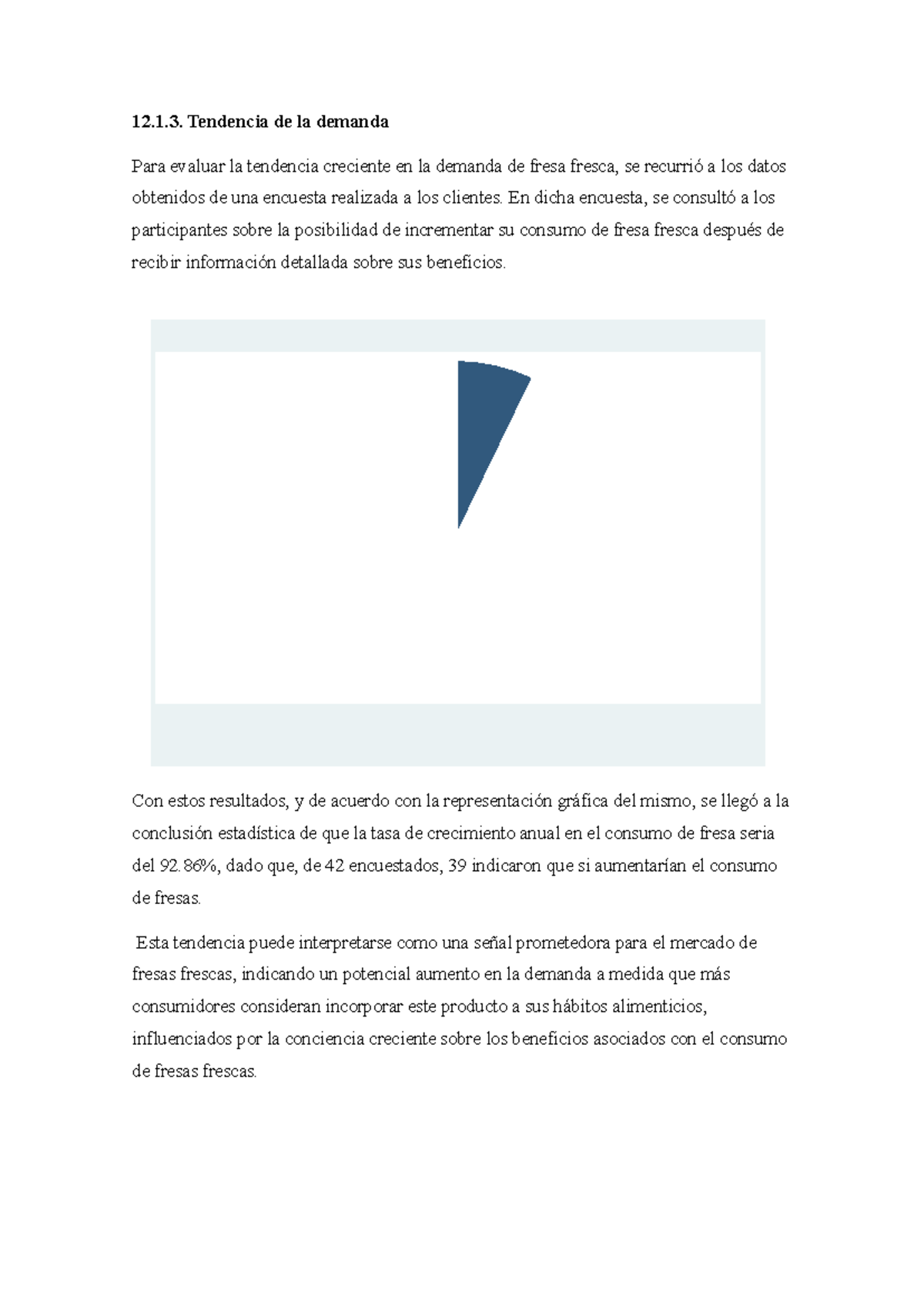 Tendencia DE LA Demanda - 12.1. Tendencia de la demanda Para evaluar la ...