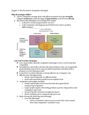 Ch05 - chapter 5 notes - ch Student: - Studocu