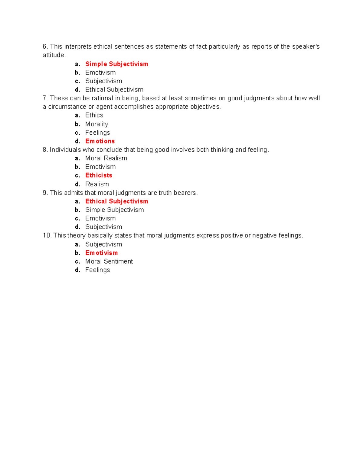 ETHICS EVALUATION - This interprets ethical sentences as statements of ...