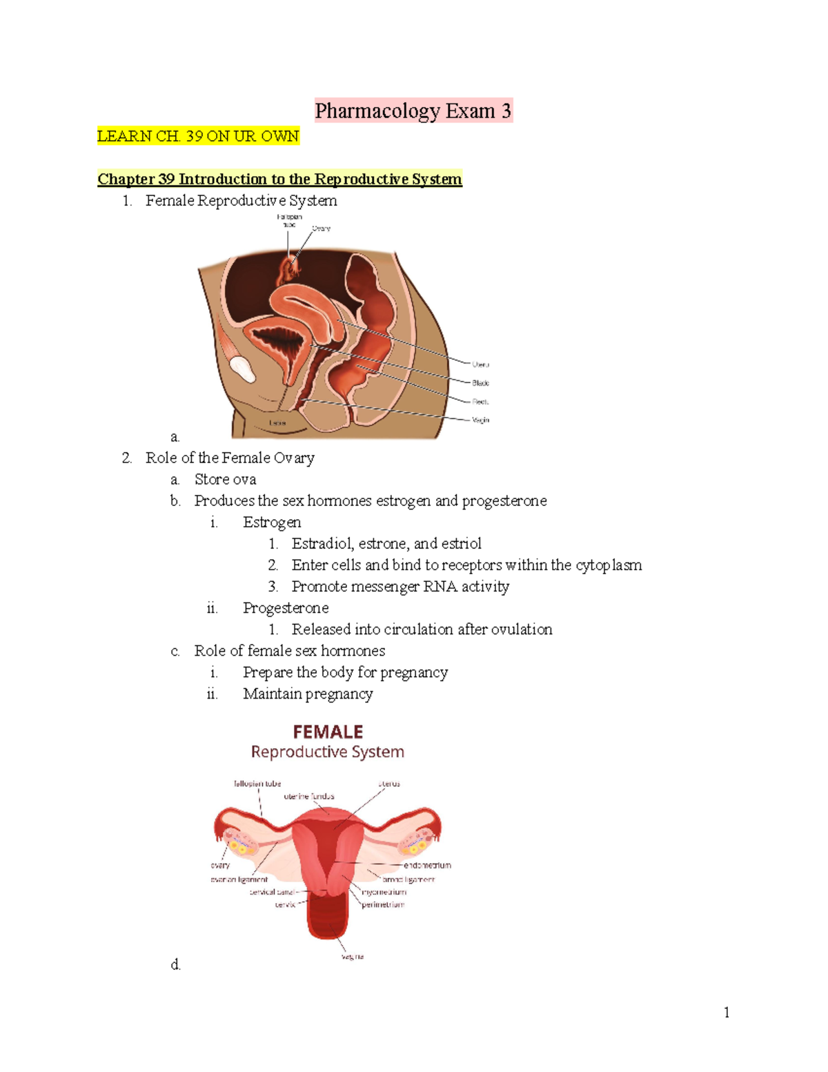 Pharmacotherapeutics For Nursing Practice I Exam 3 - Pharmacology Exam 