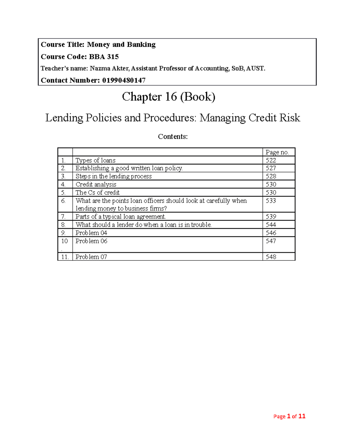 Chapter 16 Hrm Course Title Money and Banking Course Code BBA 315