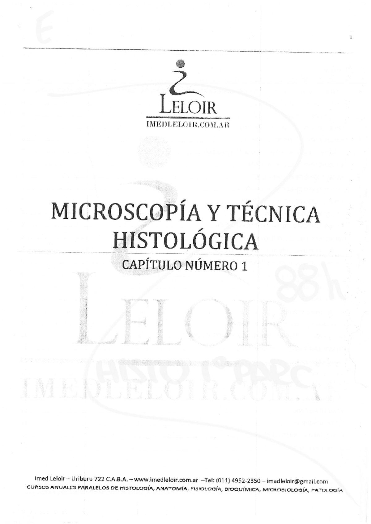 1er Parcial Histología - Histologia - Studocu