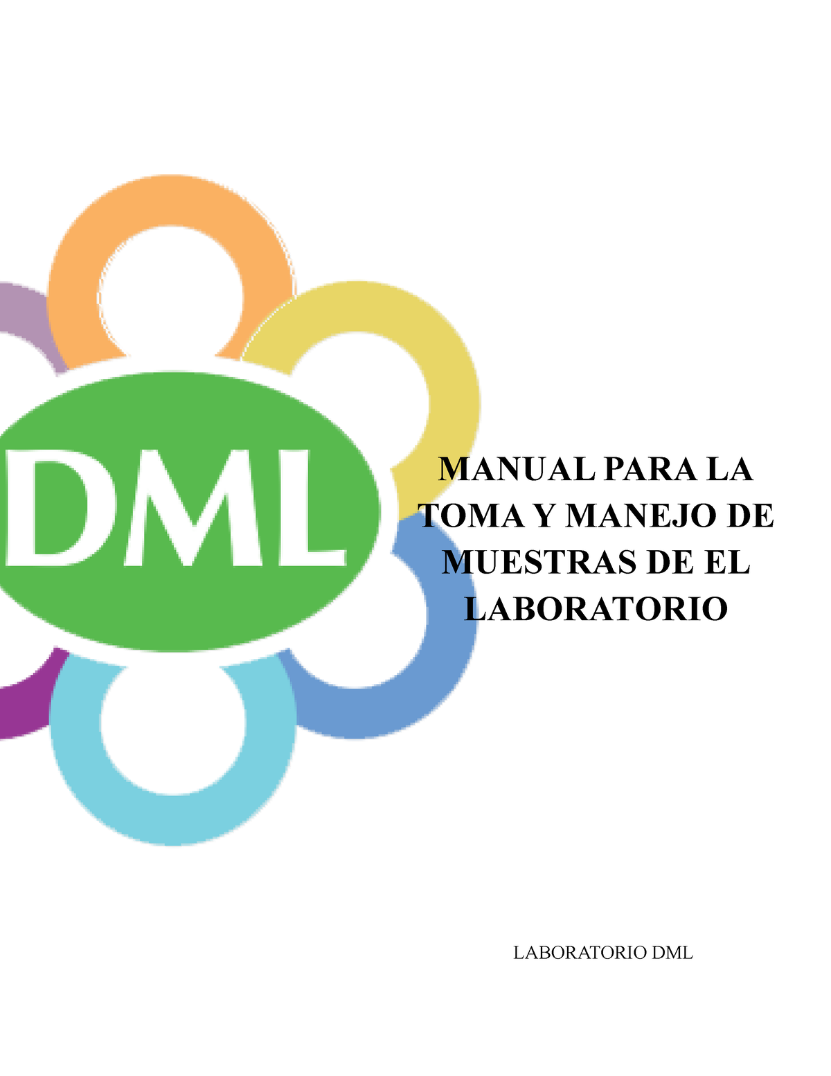 Manual Toma De Muestras - Por LABORATORIO DML MANUAL PARA LA TOMA Y ...