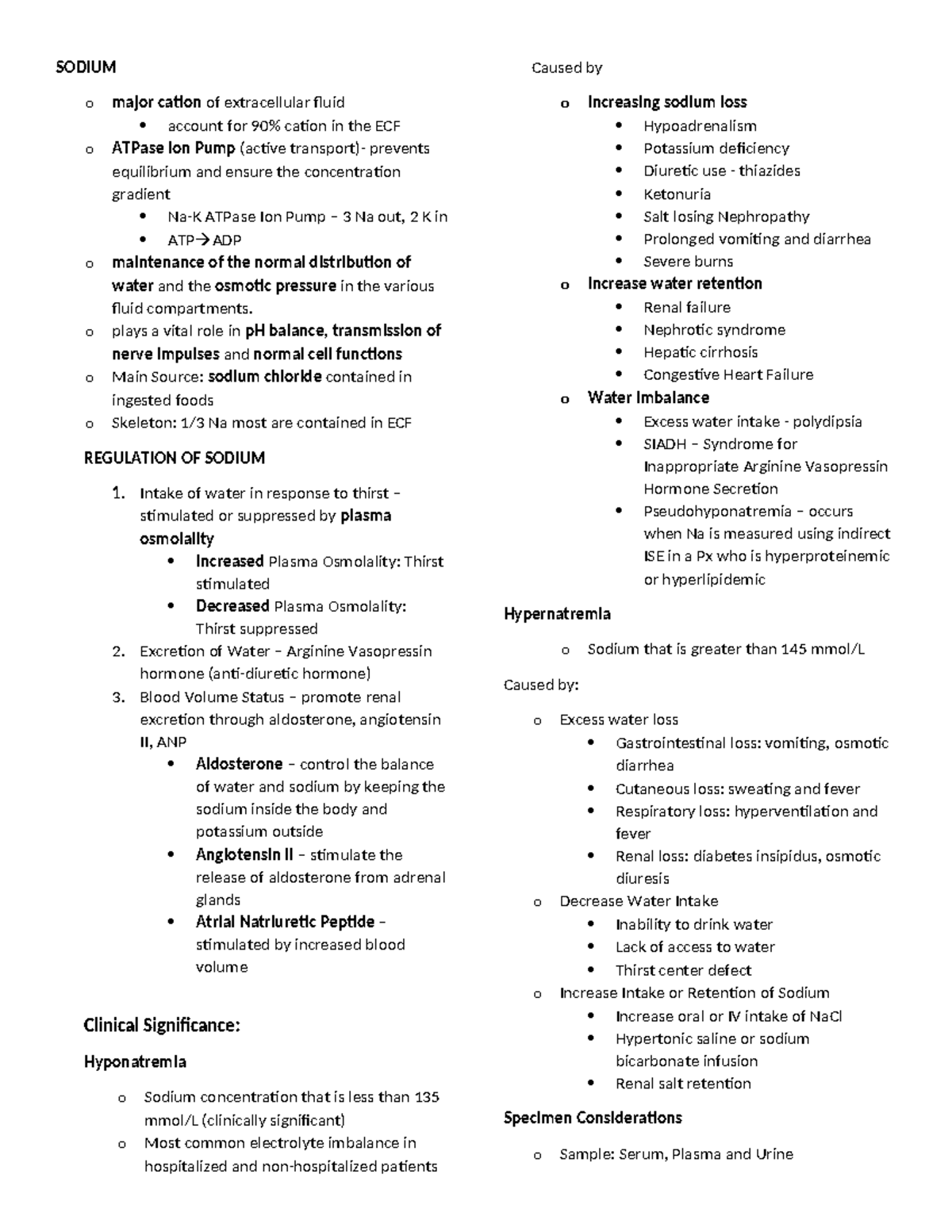 Sodium 2 - SODIUM o major cation of extracellular fluid account for 90% ...