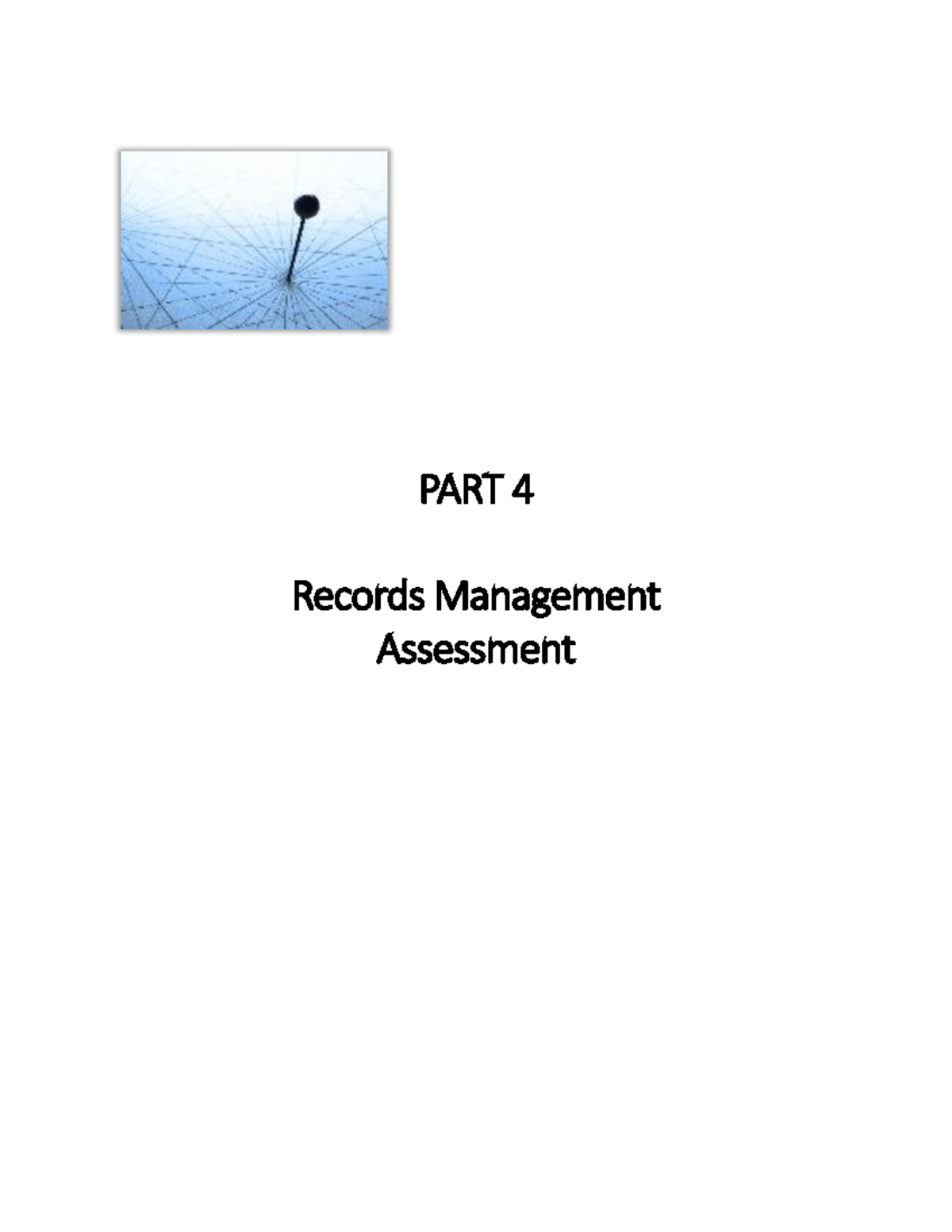 Wbgrmroadmap 006Part4Assessment Tool Finalpdf PART 4 Records