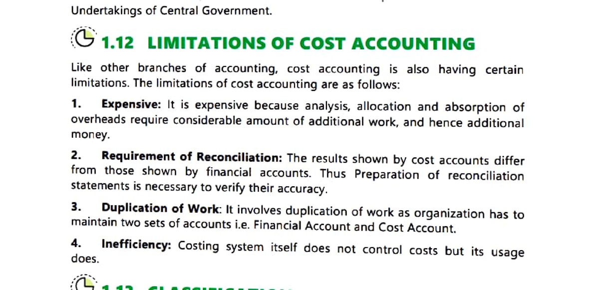 What Is Cost Accounting Class 12