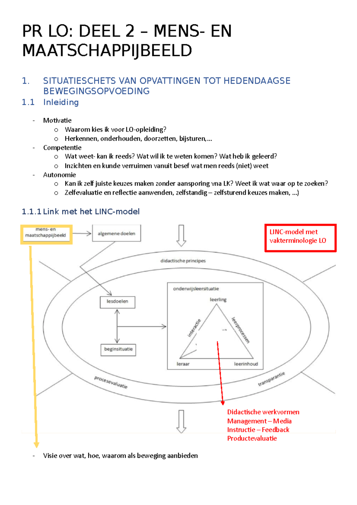 Deel 2 - Deel 2 - PR LO: DEEL 2 – MENS- EN MAATSCHAPPIJBEELD 1 ...