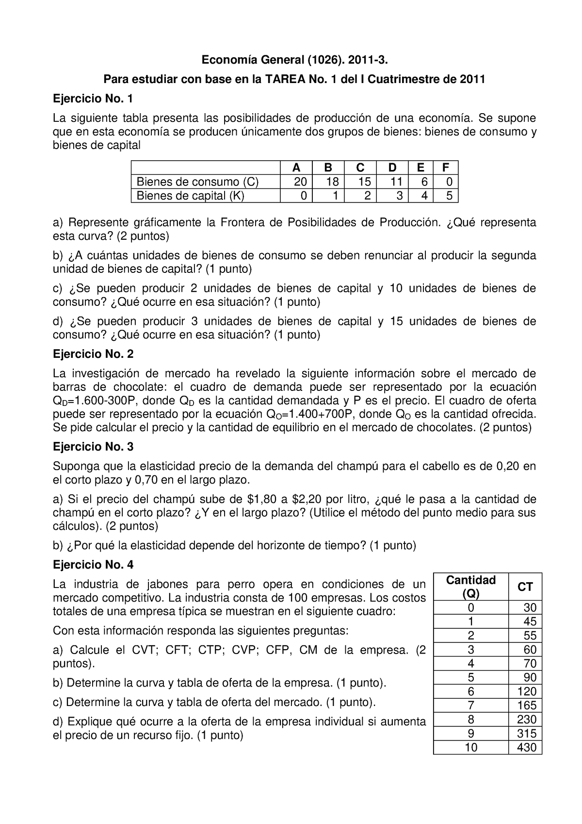 Ejercicios Resueltos Parte 3B - Economía General (1026). 2011-3. Para ...