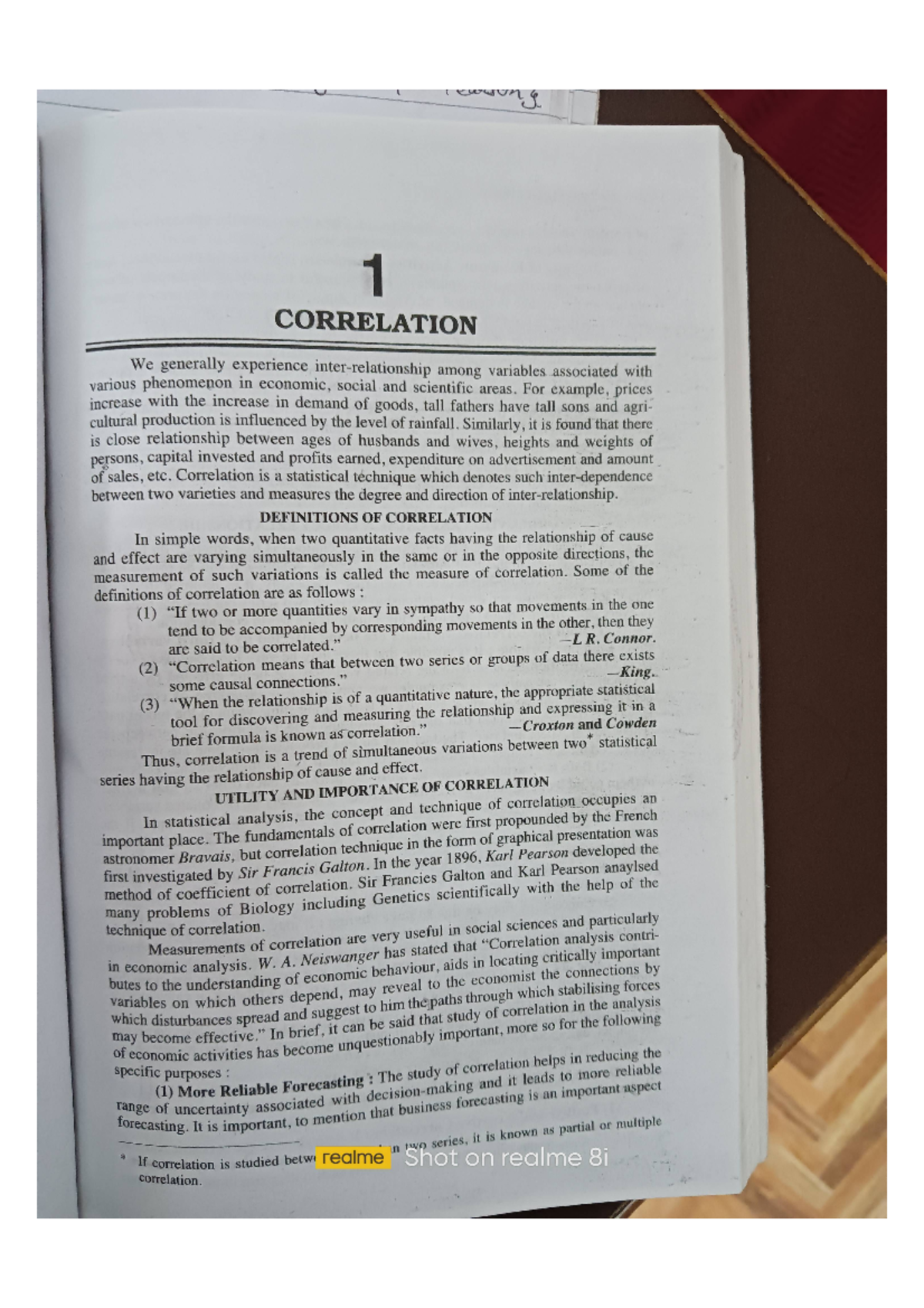 Correlation - question paper - B. Com (Hons) - Studocu