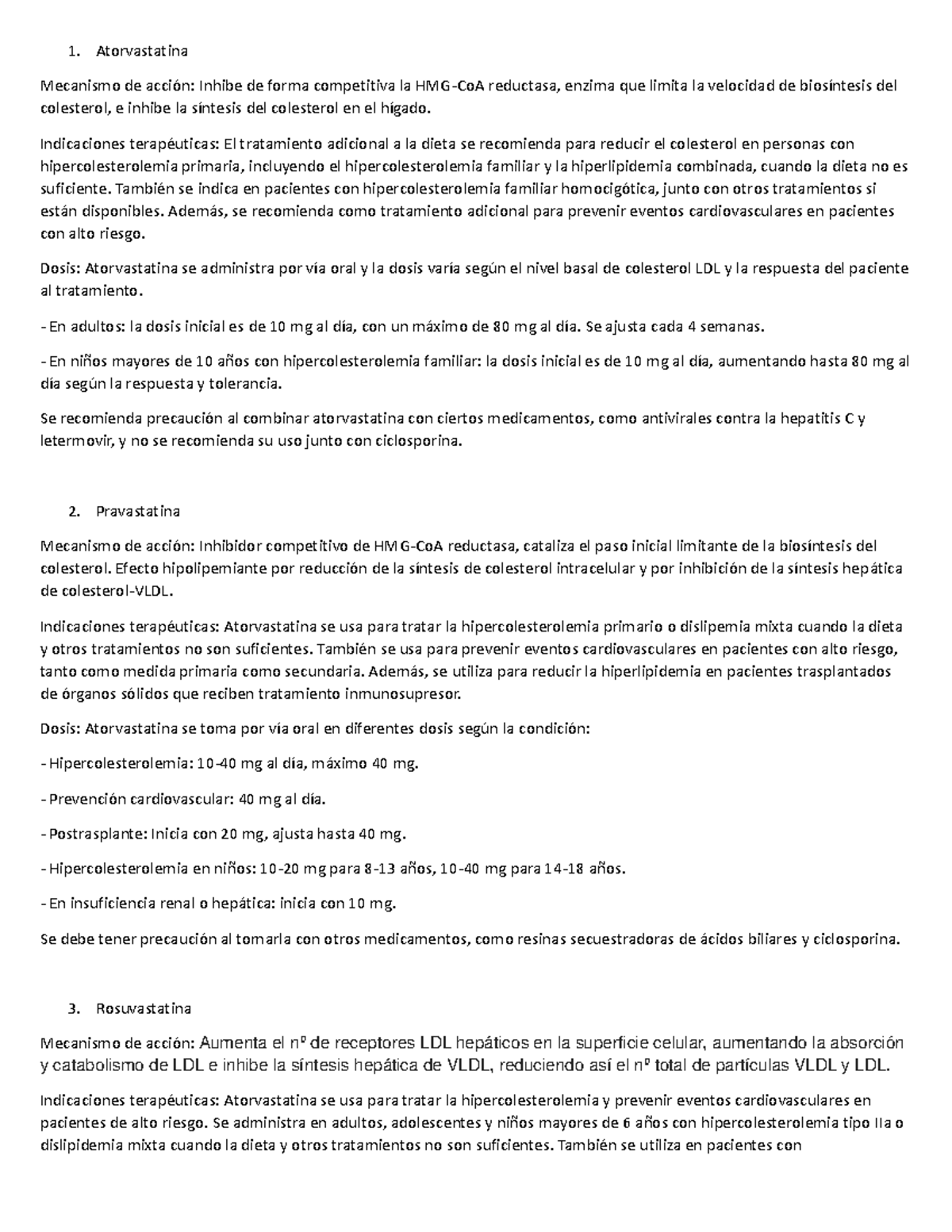 Bloque 4 y 5 vadem - medicamentos con su descripción y dosis ...