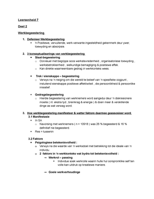 Leereenheid 1 - Study Unit 1 - Leereenheid 1 Veld, studiegebied en ...