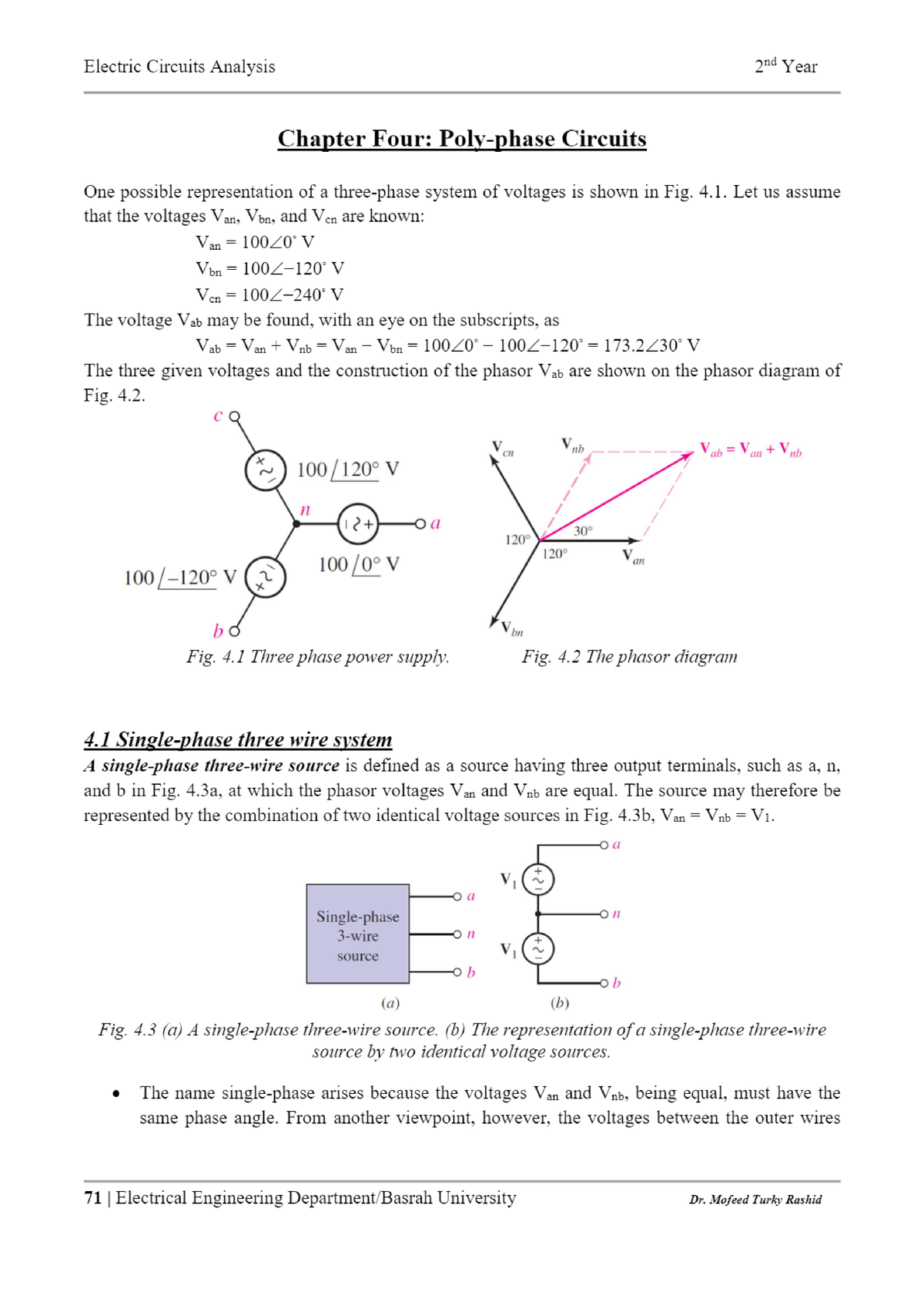 Polyphase System - Bachelor Of Science In Electrical Engineering - Studocu