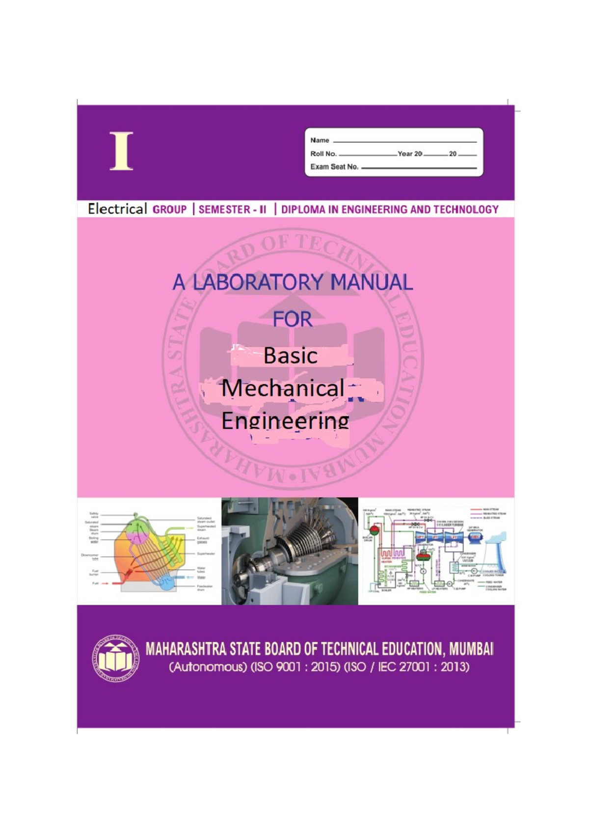 BME LAB Manual 2021 Sr. No. Practical CO1 CO2 CO3 CO4 CO 1