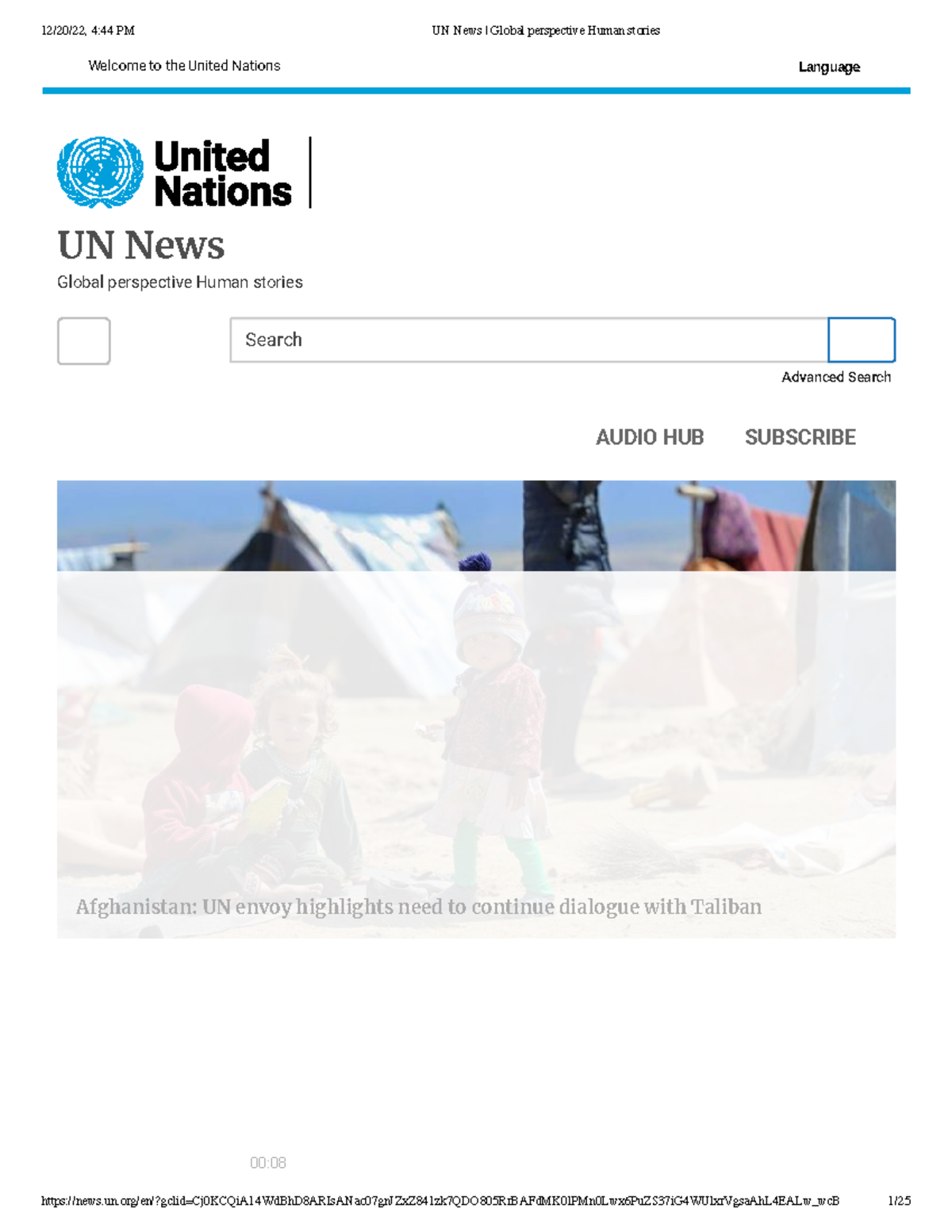 Un News Global Perspective Human Stories Un News Global