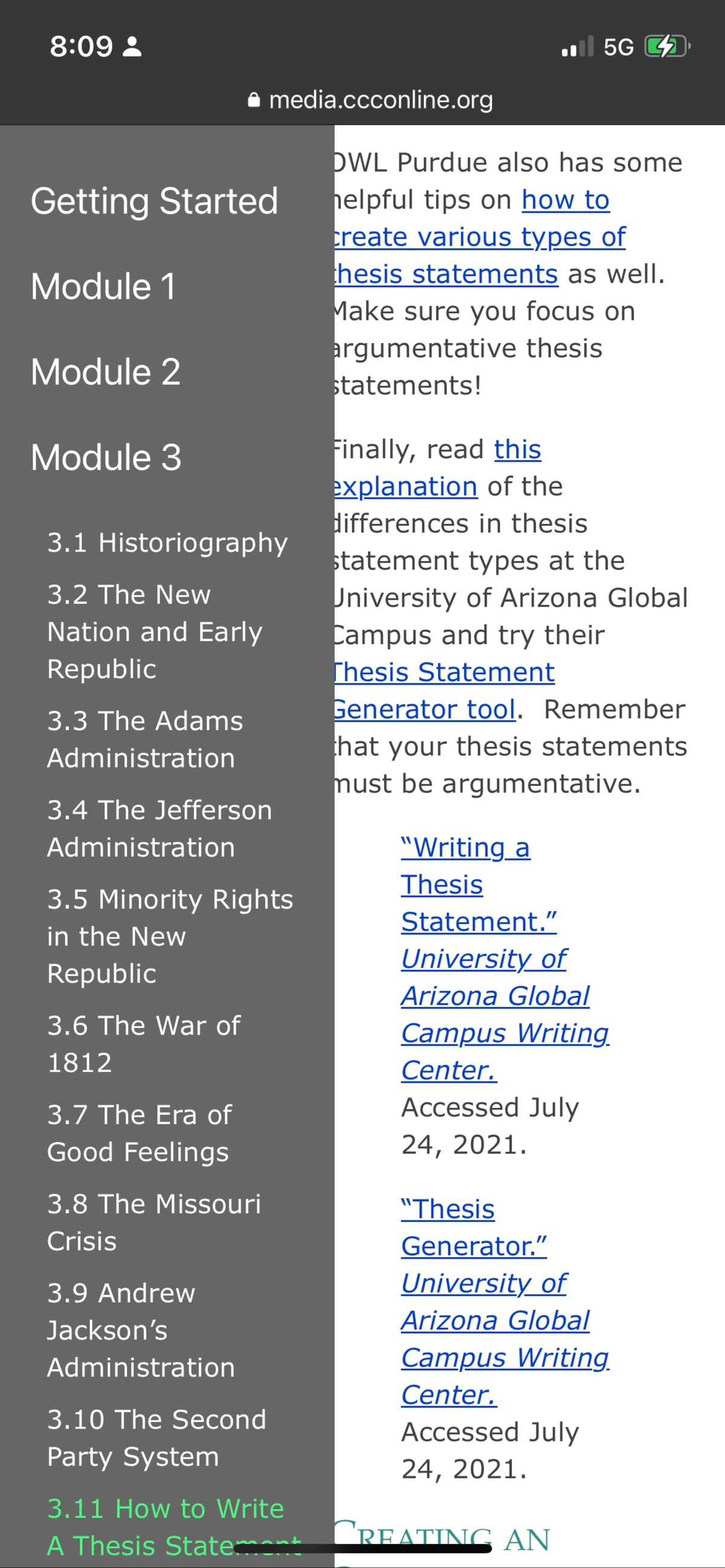 IMG 7014 - This as an online section for my class. - OWL Purdue also ...